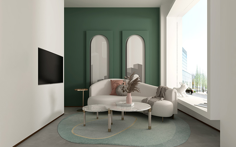 450平米婚禮企劃公司裝修設(shè)計效果圖