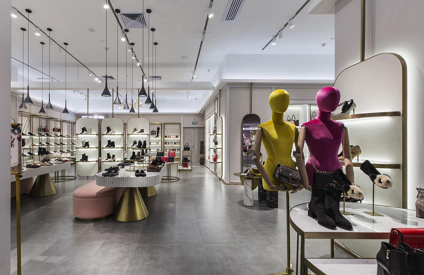 85平米女鞋專(zhuān)賣(mài)店設(shè)計(jì)效果圖