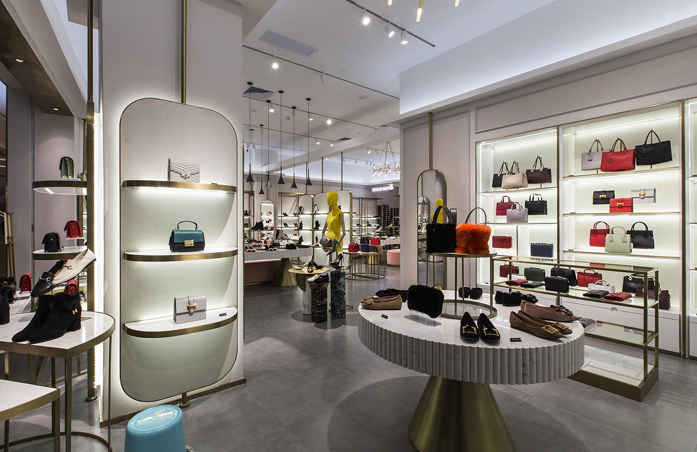 85平米女鞋專(zhuān)賣(mài)店設(shè)計(jì)效果圖