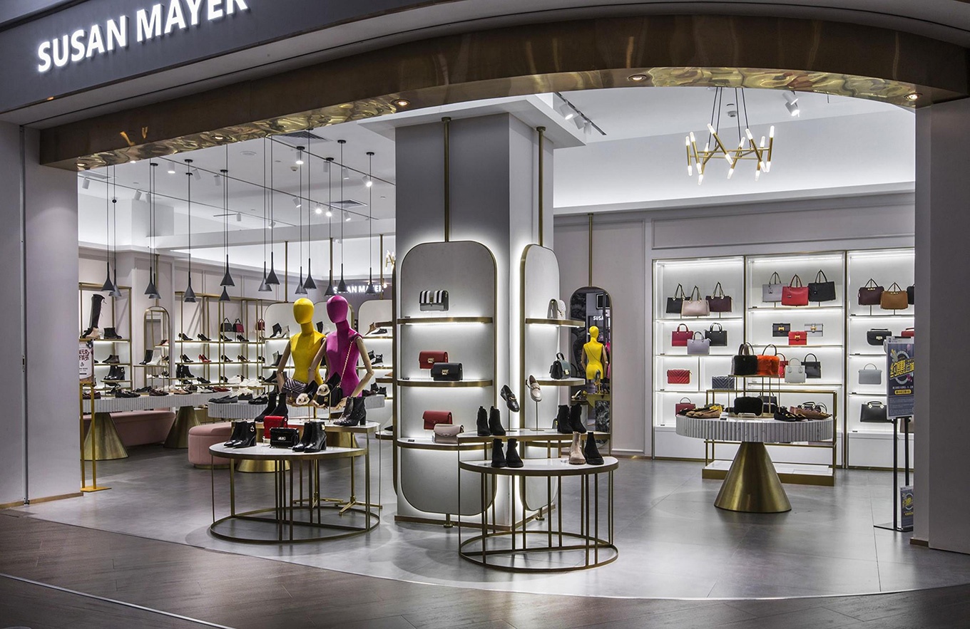 85平米女鞋專(zhuān)賣(mài)店設(shè)計(jì)效果圖