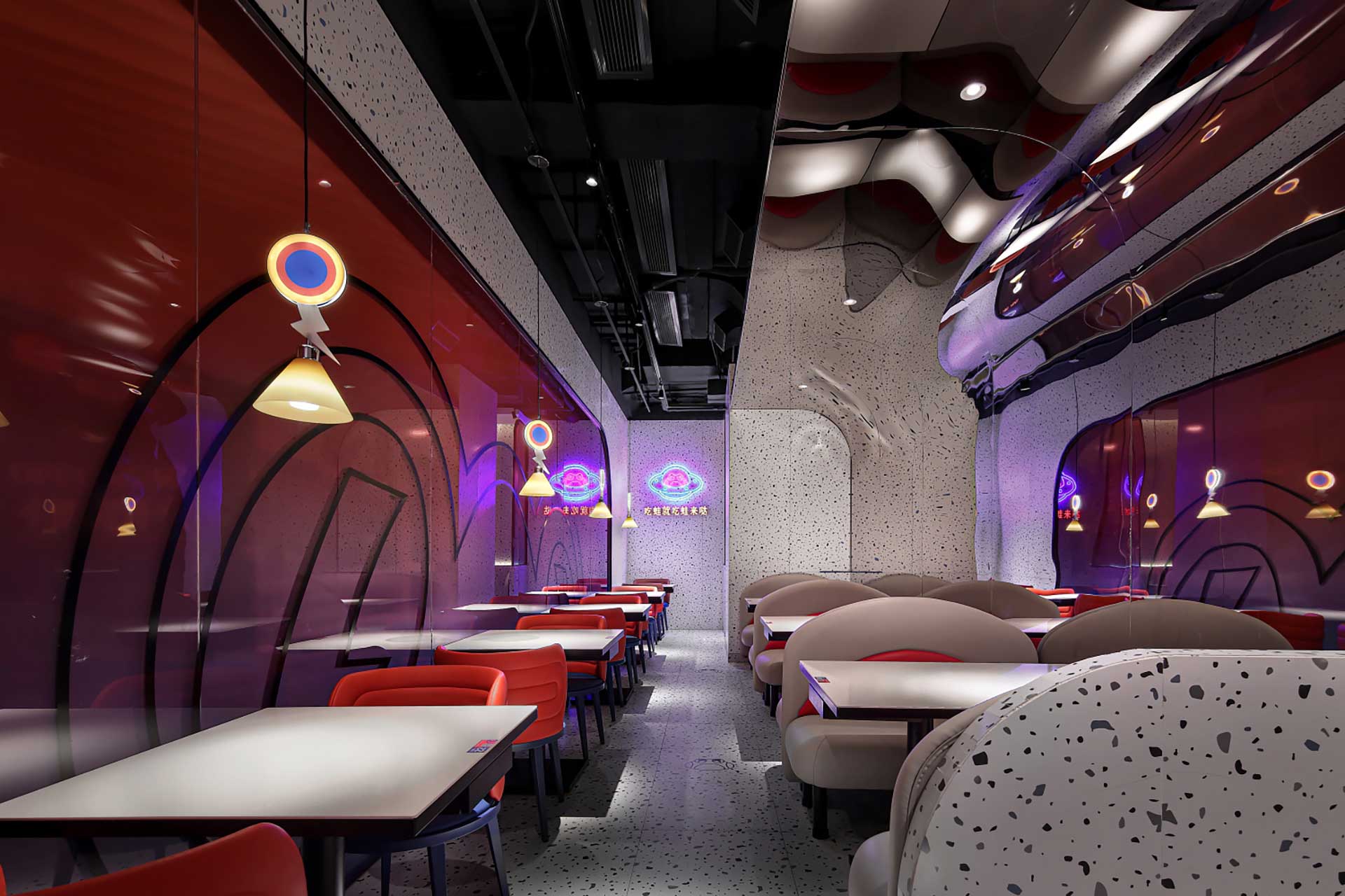 365平米餐廳空間設(shè)計裝修效果圖