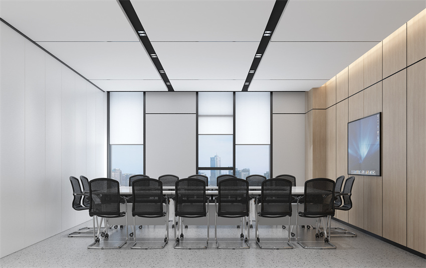 1600平米新鄉(xiāng)辦公室+車間裝修設(shè)計效果圖