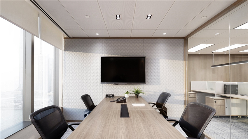 300平極簡(jiǎn)主義辦公空間設(shè)計(jì)效果圖