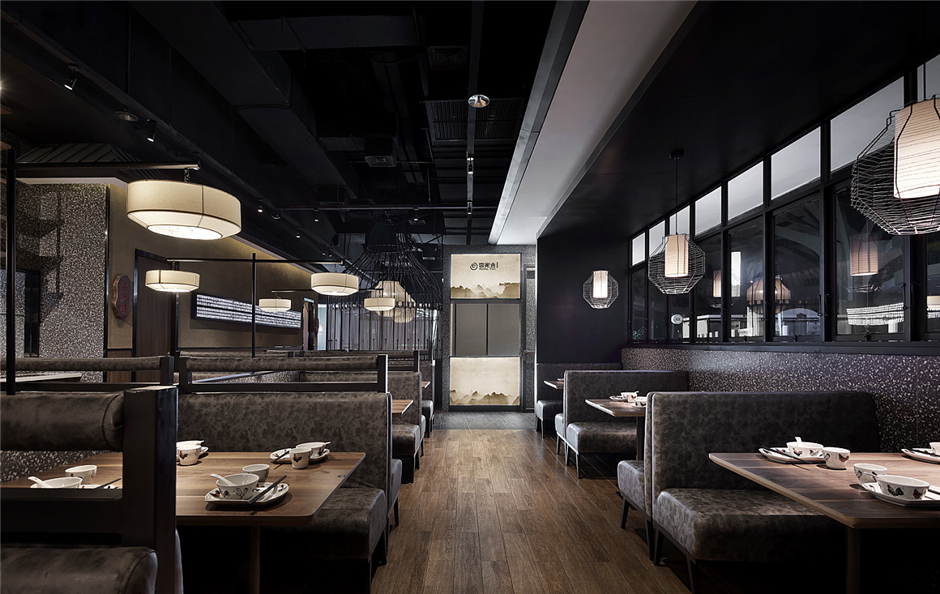 340平米現(xiàn)代中餐廳裝修設(shè)計(jì)效果圖