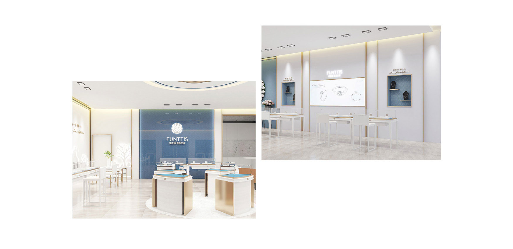 120平米品牌珠寶店面裝修設(shè)計效果圖