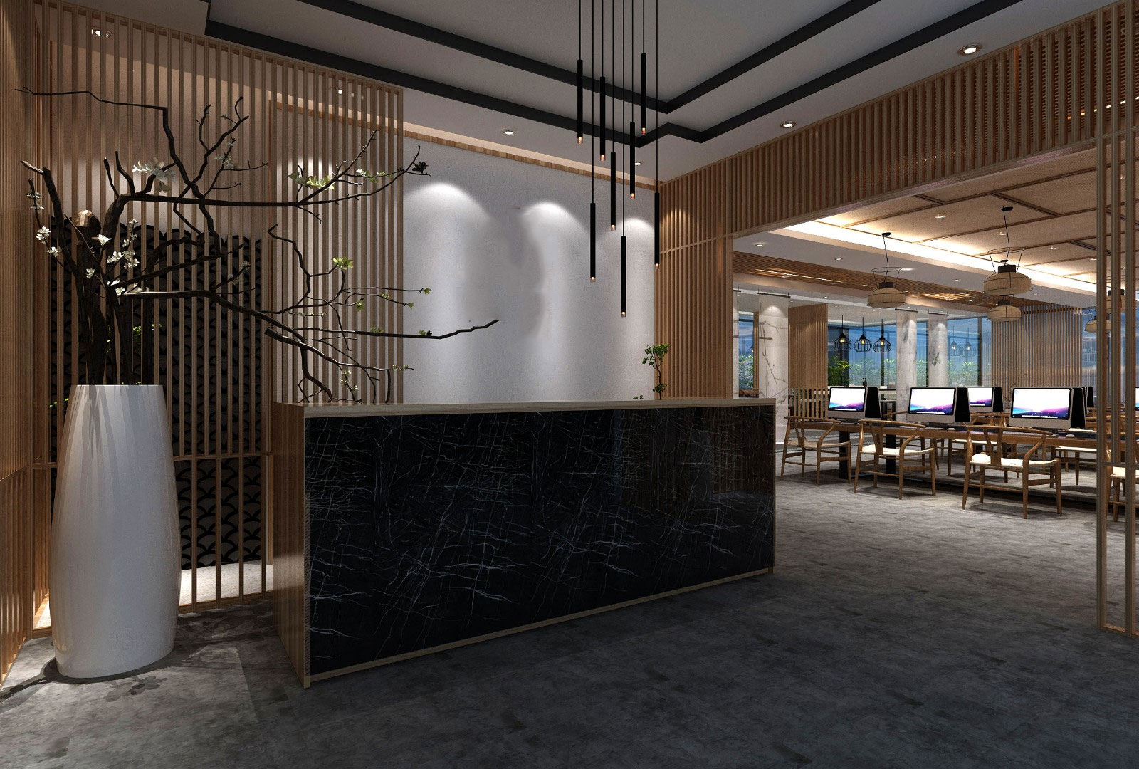 630平米鄭州辦公室裝修設(shè)計效果圖