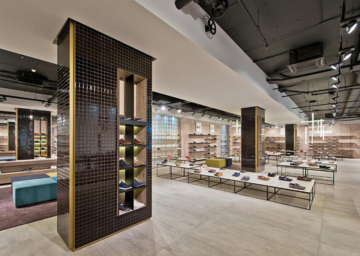 210平米工業(yè)風格鞋店裝修設計效果圖