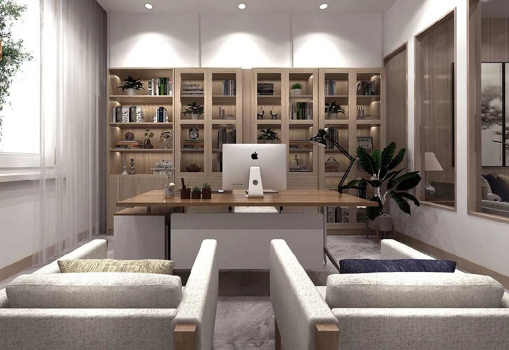 210平米學(xué)校辦公室接待室裝修設(shè)計效果圖