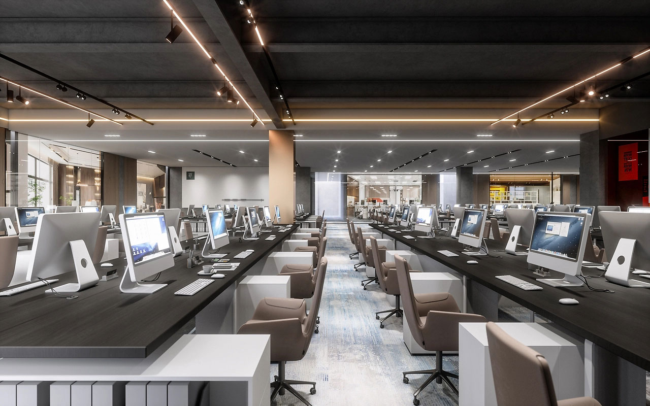 265平米高品質(zhì)辦公室裝修設(shè)計(jì)效果圖