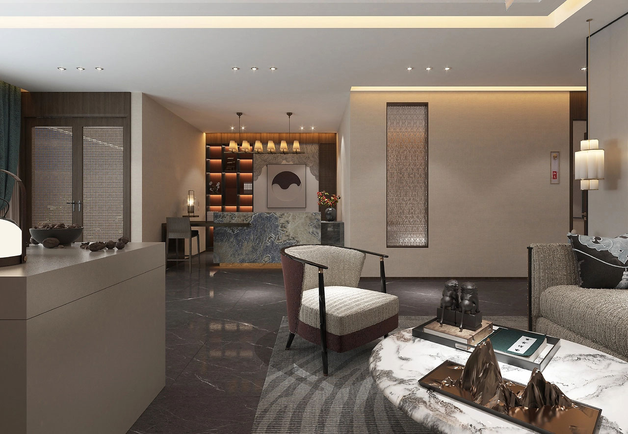 391平米鄭州足浴店設(shè)計裝修效果圖