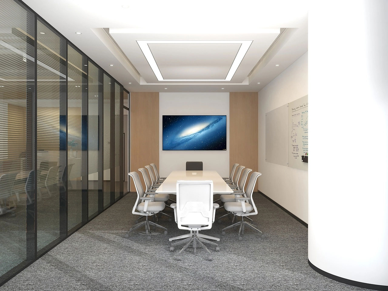 321平米鄭州辦公室設(shè)計(jì)效果圖