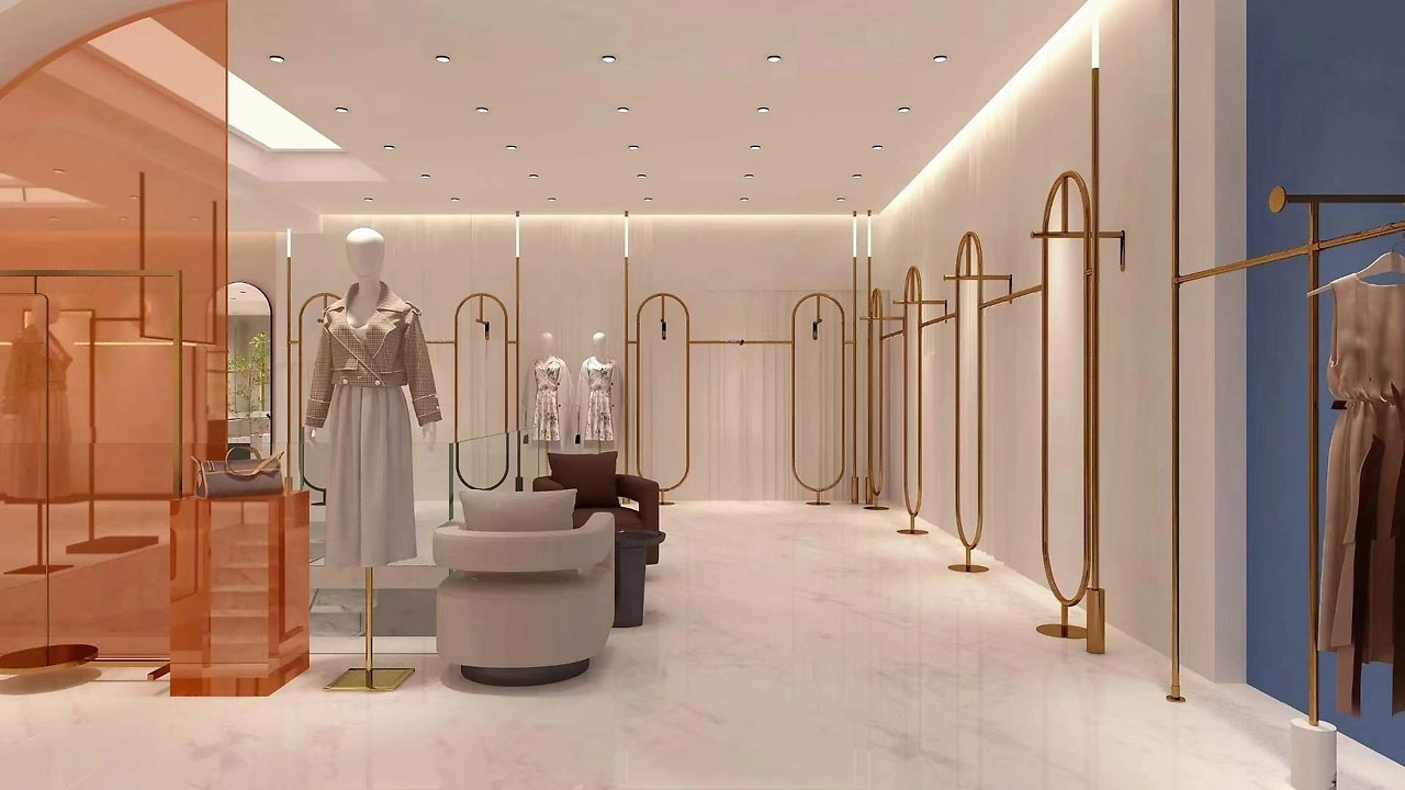 255平米服裝店鋪裝修設(shè)計(jì)效果圖