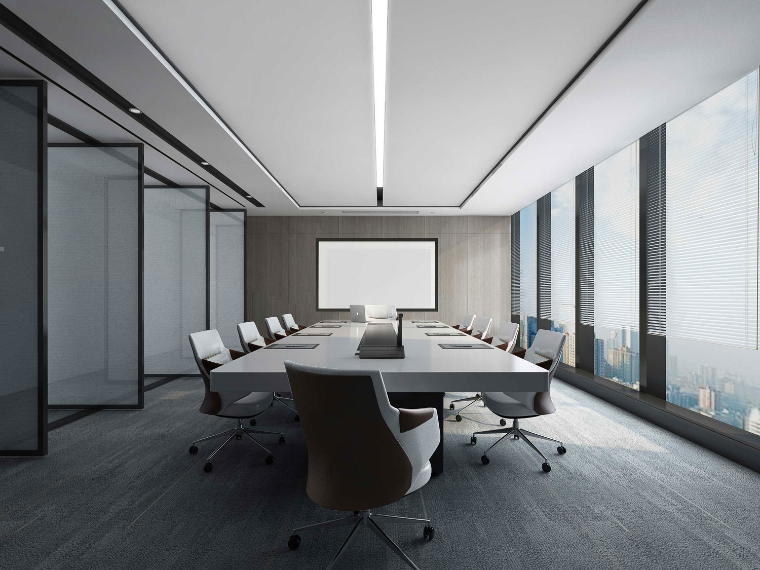 435平米鄭州辦公室裝修設(shè)計(jì)效果圖