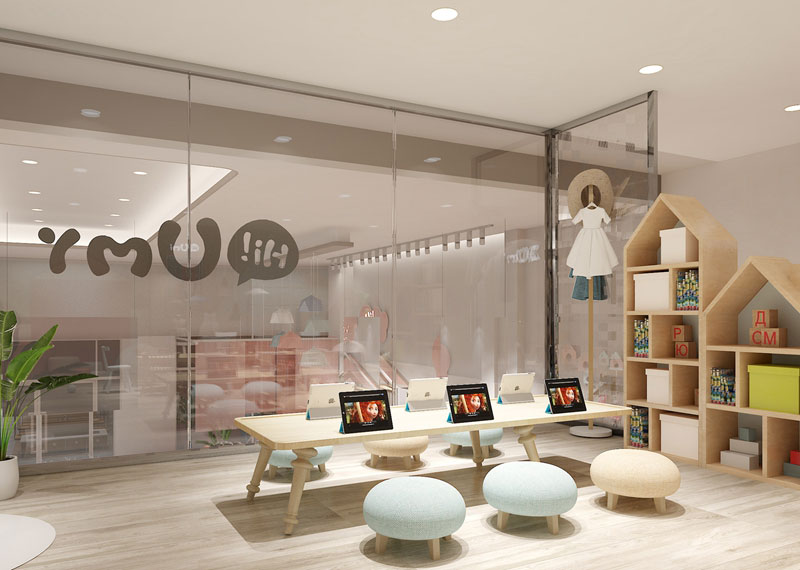 60平米鄭州童裝店面設(shè)計裝修效果圖