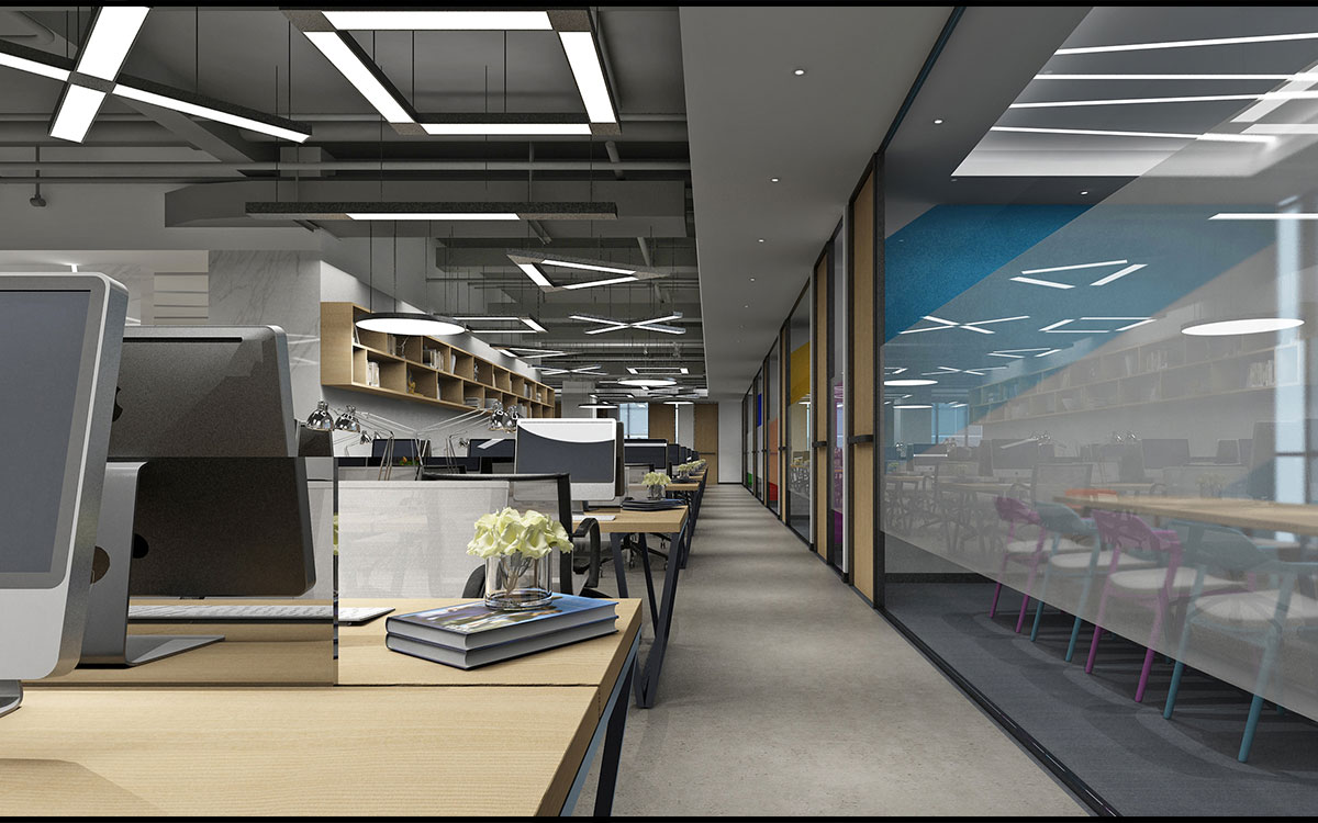 420平米傳媒公司辦公室設(shè)計(jì)效果圖