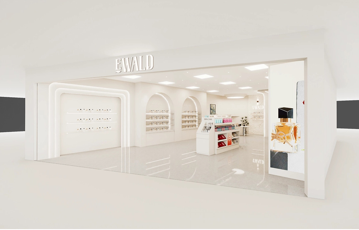 45平米鄭州化妝品店鋪直播間設(shè)計(jì)效果圖