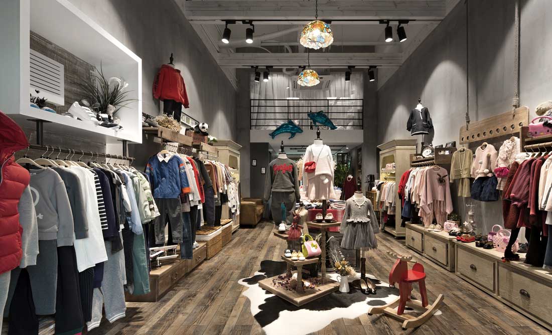 65平米童裝店鋪裝修設(shè)計實景圖