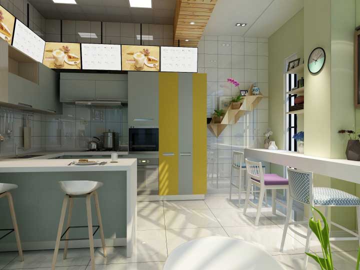 65平米奶茶店裝修設(shè)計(jì)效果圖