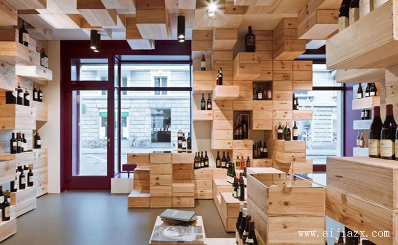 原木色的現(xiàn)代風格酒莊裝修效果圖