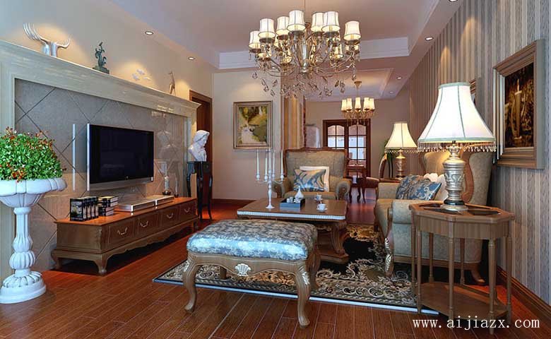 木質(zhì)地板的美式風格客廳應(yīng)該注意哪些問題?
