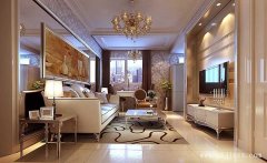 簡(jiǎn)約的新古典風(fēng)格大戶(hù)型裝修效果圖