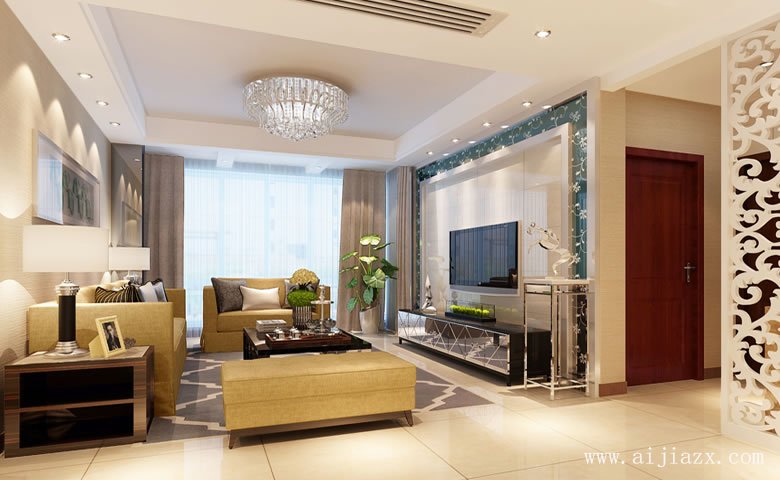 現(xiàn)代風(fēng)格大戶(hù)型裝修效果圖