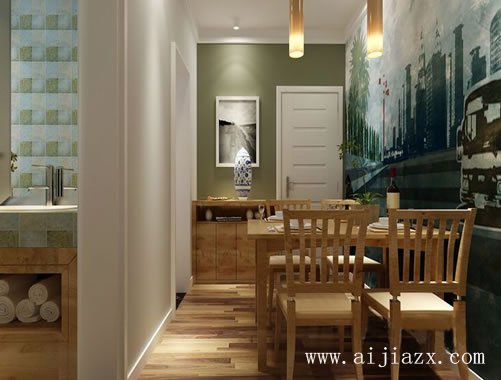 清新現(xiàn)代風格裝修效果圖自然風情無限的小戶型