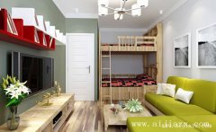 鄭州現(xiàn)代風(fēng)格裝修效果圖自然風(fēng)情無(wú)限的小戶型