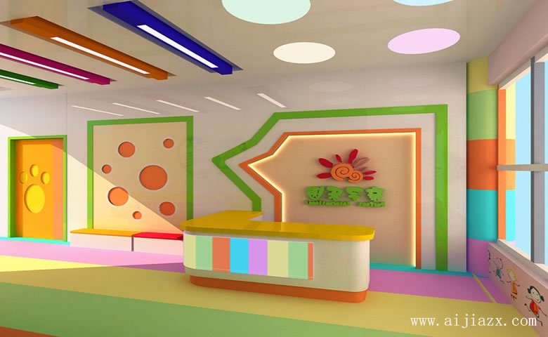 簡(jiǎn)單童趣的幼兒園咨詢中心裝修效果圖