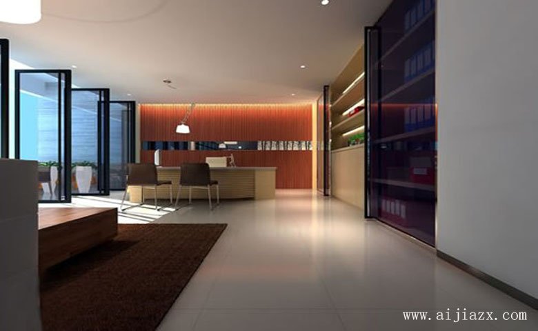 端莊嚴(yán)肅的現(xiàn)代簡約風(fēng)格辦公室會(huì)議室裝修效果圖